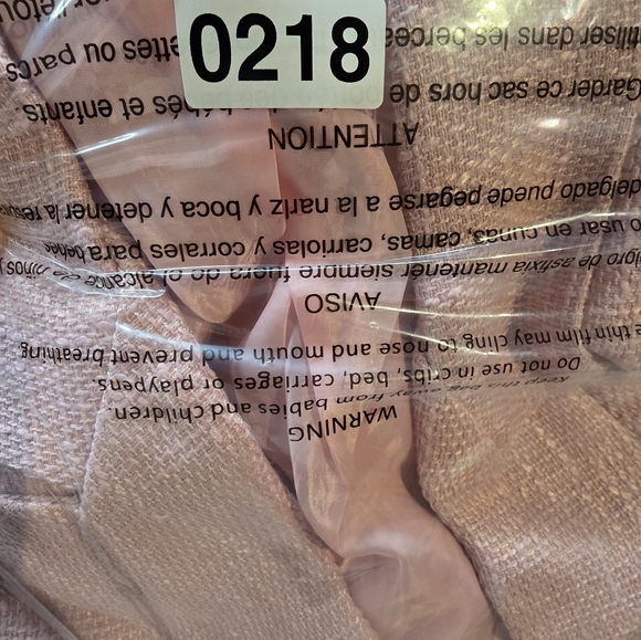 HYFVE Pink Double-Breasted Blazer New In Poly Bag Large PTP 20 - Picture 5 of 5